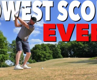 SHOOTING MY LOWEST SCORE EVER & GIVEAWAY - SIMPLE GOLF TIPS