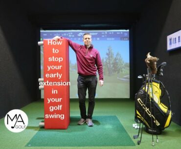 How to stop your early extension in your golf swing
