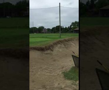 U.S. Kids Golf Ultralight 56 degree Wedge another shot over the bunker
