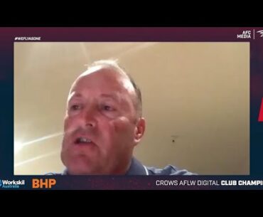 AFLW Club Champion: Rob Chapman Speech
