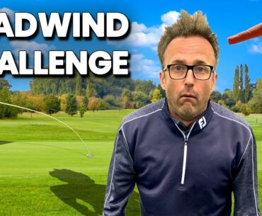 I HIT DRIVER DRIVER PUTTER ON PAR 4  LINKS HEADWIND CHALLENGE