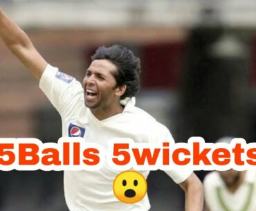 Mohammad asif 5 wickets | Reverse swing yorkers | Clean bold In County | Arrix Op