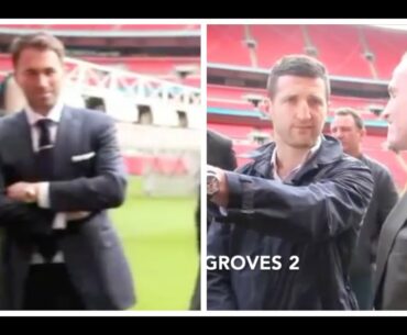 'EDDIE, HAVE A WORD WITH YOUR BOY' - THE INFAMOUS CARL FROCH PUSH ON GEORGE GROVES / FROCH-GROVES 2