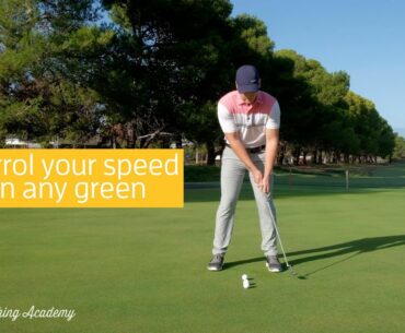 Control your speed on any green with Braeden Kelly