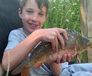 Unbelievable Day Pole Fishing For Carp With My 7 Year Old Son. (Episode 1)