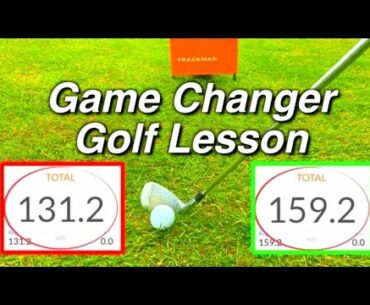 How to strike your irons pure every time - Student gains 28 yards with a 7 Iron and you could too