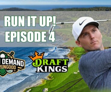 Core Cascading Is Back | Complete DraftKings Golf Process w/ Results -"Run It Up" Ep. 4