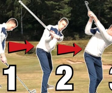 How to simplify the golf swing | 3 steps | backswing