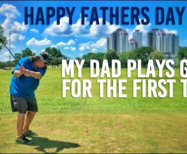 My Dad Plays Golf FIRST TIME EVER - How to Break 70 (For 9 holes)