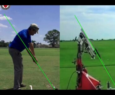 Iron Byron golf swing compared to Setup 4 Impact, Easiest golf swing to learn.