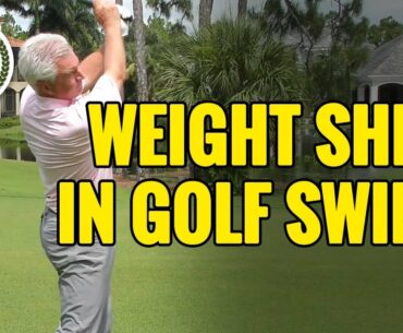GOLF DRILLS - HOW TO SHIFT YOUR WEIGHT IN THE DOWNSWING