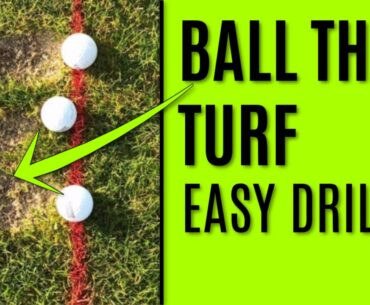 GOLF: How To Hit The Ball Then The Turf With Your Irons - 3 Best Drills