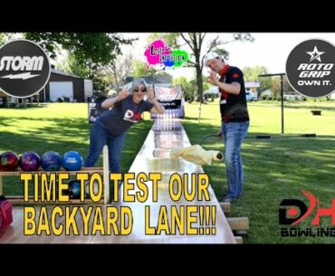 Testing Our Backyard Lane | Actual Length , Speed And Carry !! |