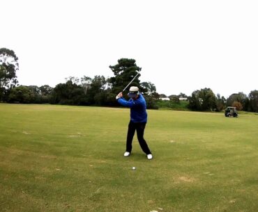 Keysy 14th 3 Iron to the Green