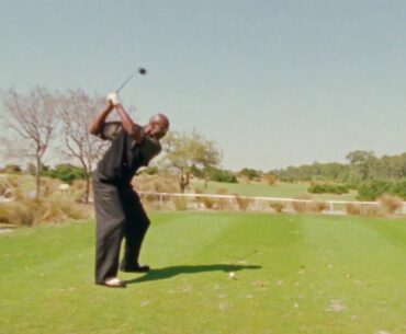 Michael Jordan playing golf