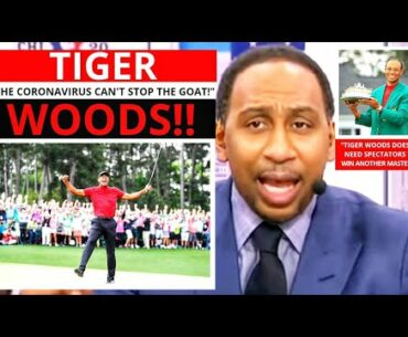 Tiger Woods (Golf) The Coronavirus Postpones The Masters? First Take Stephen/Max [Commentary)