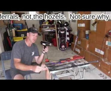 Re-building my news clubs.  Did I just destroy a set of expensive irons?
