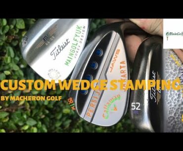 WEDGE STAMPING : The Art of Golf