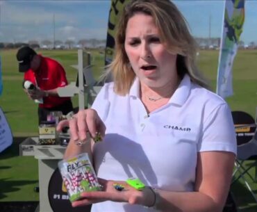 PGA Demo 2012 Champ Spikes, Fly Tees, FLIX Divot Tool