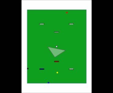 Hoop 12 triangle of danger Golf Croquet
