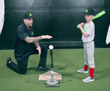 Baseball tutorial for kids: T-ball Swing (Batting for kids)