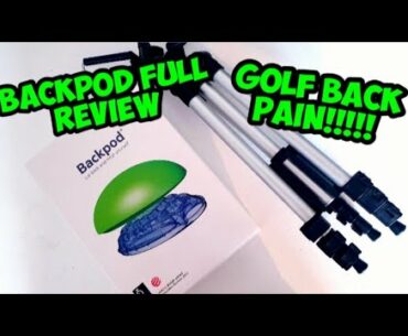 Golf Back Pain!!!! The Backpod Full Review....