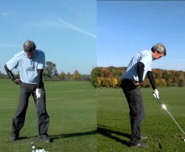 Minimalist Single Plane Golf Swing Video - How to setup and swing.