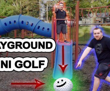 MINI GOLF H.O.R.S.E. CHALLENGE ON PLAYGROUND