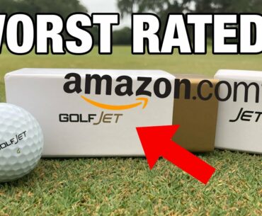 TESTING THE WORST RATED GOLF BALL ON AMAZON!! (Surprising!!)