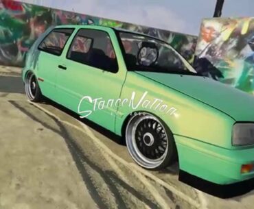 Wolksvagen Golf 3 GTI Stance GTA5