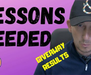GOLF LESSONS REQUIRED - GIVEAWAY RESULTS