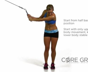 Core 12 - Narrow Golf Posture - Core Grip Golf Chop Series (Female)