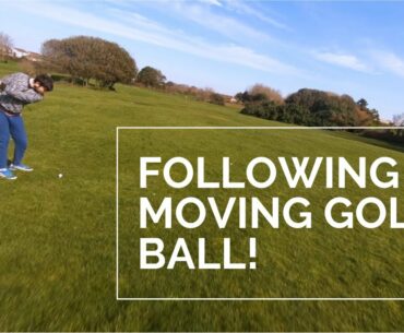 FOLLOWING A GOLF BALL WITH AN FPV DRONE!