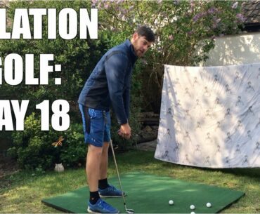 ISOLATION GOLF: DAY 18 - SIMPLE/EFFECTIVE POSTURE TIP!