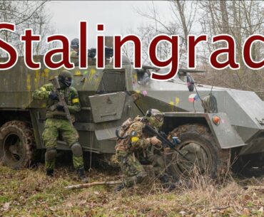 Defending Stalingrad with paintball AT gun