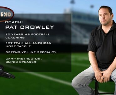 Coaching Defensive Line Techniques with "The Colt" Football Blocking Pad - Coach Pat Crowley