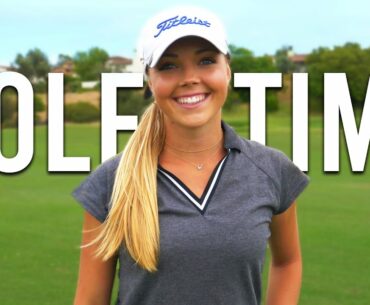 WATCH CLAIRE & PARIS TEAR THIS COURSE APART! +WITB LADIES EDITION!