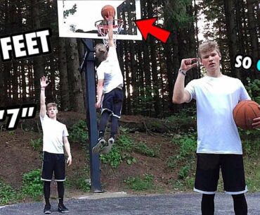 5’7” CLOSER AND CLOSER TO FIRST DUNK 10 FEET!!! Crazy Progress - 5’7” Dunk Journey #104