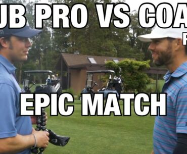 PRO VS AMATEUR //THIS IS GOING TO BE AN EPIC GOLF MATCH!