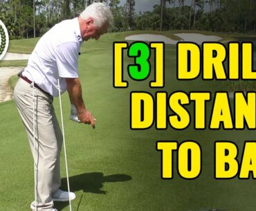 [3] GOLF DRILLS - HOW FAR SHOULD YOU STAND TO GOLF BALL?