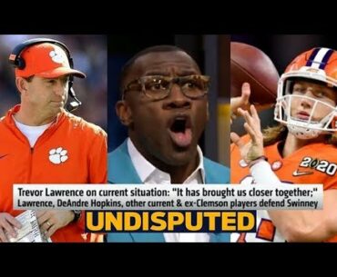Shannon Sharpe "backlash" Trevor Lawrence defended Dabo Swinney on race issues | Undisputed