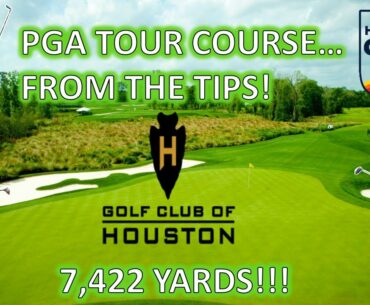 GOLF CLUB OF HOUSTON FROM THE HOUSTON OPEN TIPS | AMATEUR VS PRO | COURSE VLOG | PART 1