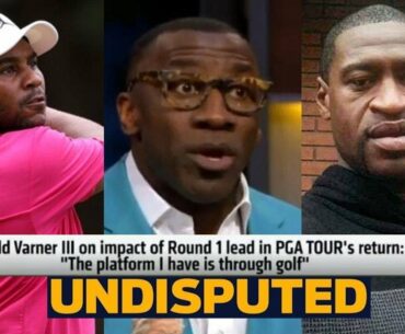 Shannon Sharpe "backlash" Harold Varner III: The platform I have is through golf | Undisputed