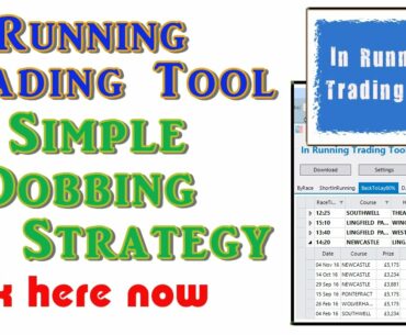 In Running Trading Tool - Simple Dobbing Strategy