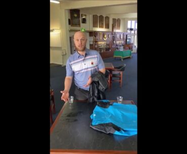 Dane Bowler from Royal Fremantle Golf Club talks about wet weather apparel