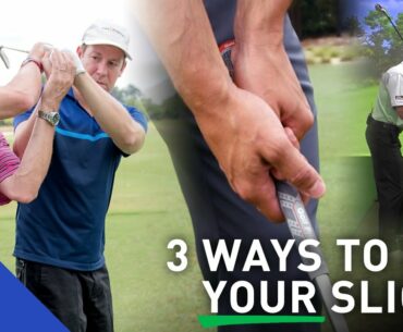 3 Different Ways to STOP Slicing the Golf Ball with Michael Breed