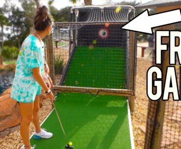 MUST SEE Awesome Mini Golf Course! - Win Free Game!