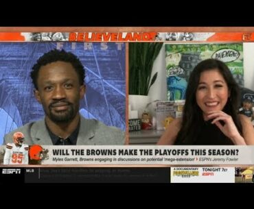 ESPN FIRST TAKE | BREAKING- Myles Garrett, Browns claims discussing 'mega-extension'