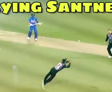 Mitchell Santner brilliant catch of Virat Kohli |  IND vs NZ 4T20I Super Over Match |