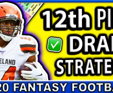 2020 Fantasy Football Mock Draft Strategy  | 12th Pick Mock Draft Strategy